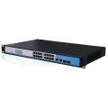 OEM 100M 2 gigabit porta combo 16 portas poe switch